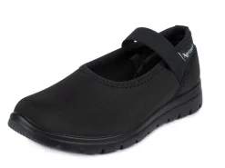 Outlet BADER Flexibler Ballerina-Stretchschuh SCHWARZ