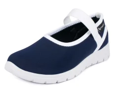 Clearance BADER Flexibler Ballerina-Stretchschuh BLAU