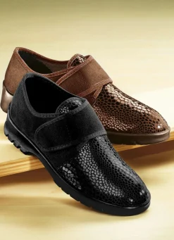 Best FLORETT Damen Klett-Halbschuh in extraweiter Passform