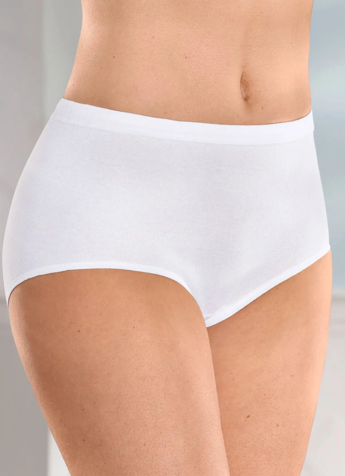 Hot COMTESSA Fünferpack -Slips mit Gummizug im Bund WEISS