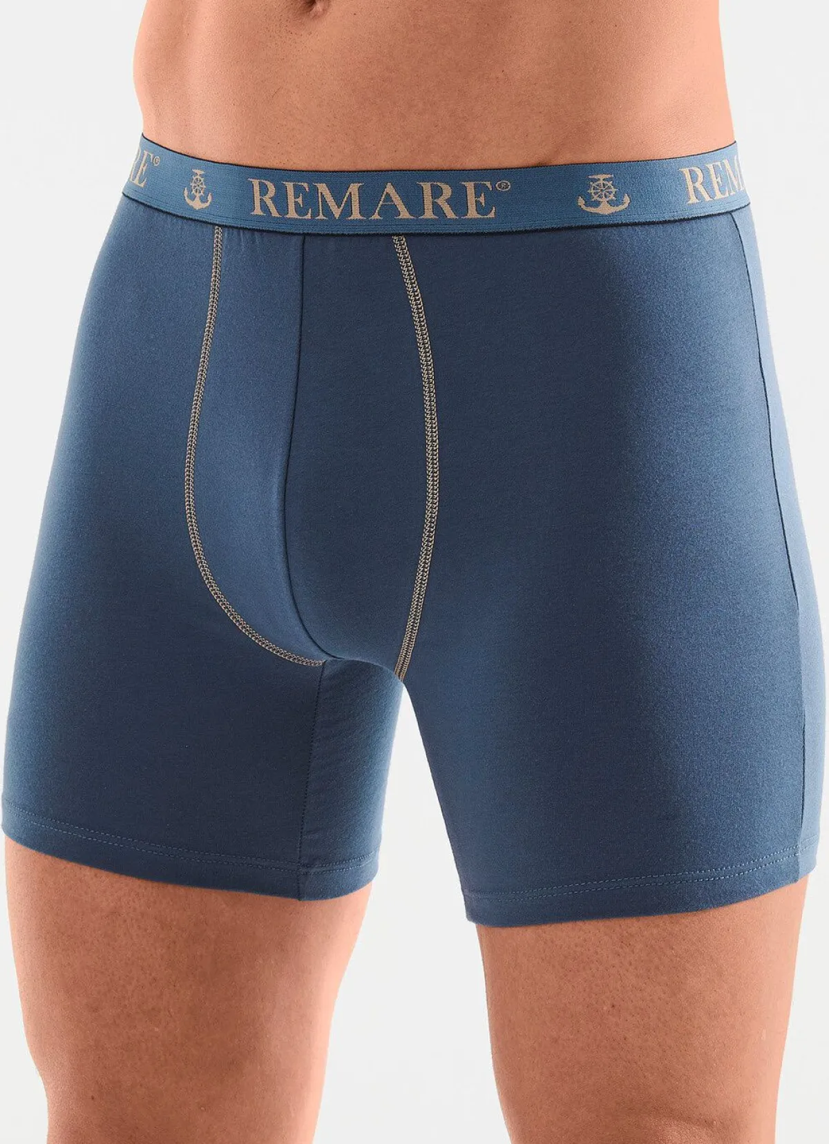 Clearance BADER Fünferpack Pants mit Elastikbund 3X JEANSBLAU, 2X HELLBLAU