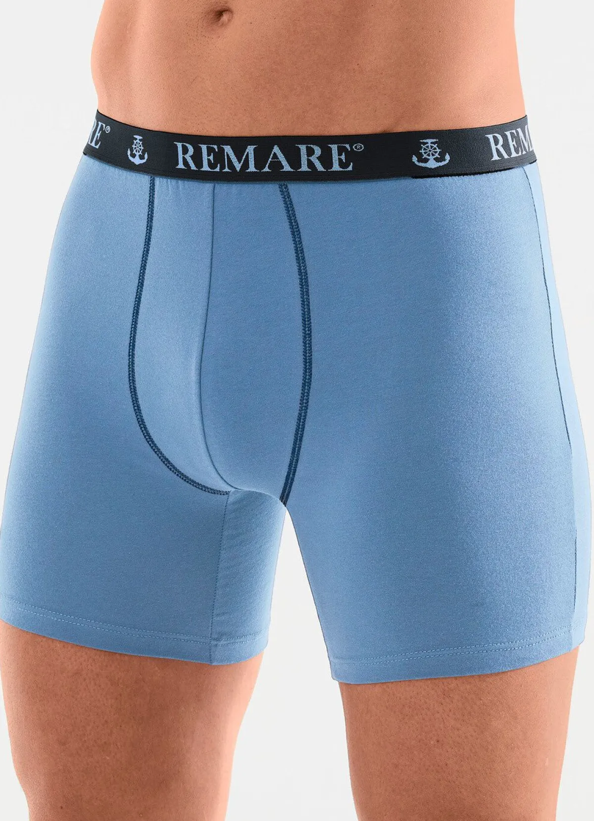 Clearance BADER Fünferpack Pants mit Elastikbund 3X JEANSBLAU, 2X HELLBLAU