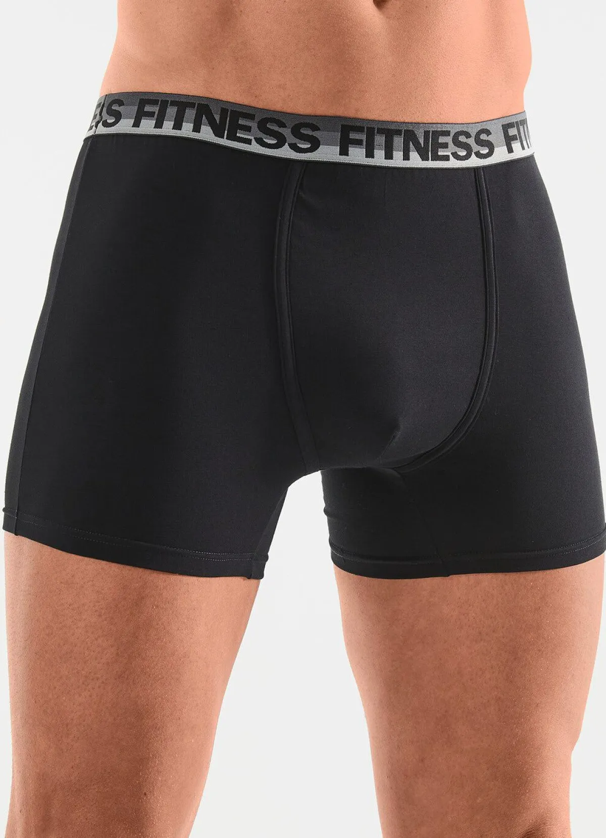 Clearance BADER Fünferpack Pants mit sportivem Elastikbund 3X SCHWARZ, 2X HELLGRAU MELIERT