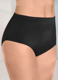 Sale BADER Fünferpack Slips mit Gummizug im Bund 3X LACHS, 2X SCHWARZ