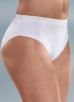 Best BADER Fünferpack Slips mit glänzenden Abschlüssen, auch als Spar-Zehnerpack erhältlich WEISS