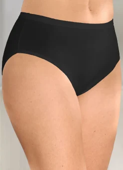 Hot BADER Fünferpack sportive Slips SCHWARZ