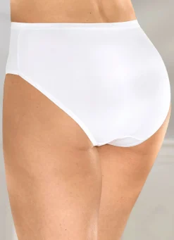 Clearance BADER Fünferpack sportive Slips WEISS
