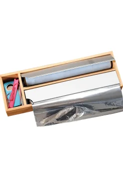 Outlet BADER Folienspender aus Bambus BRAUN