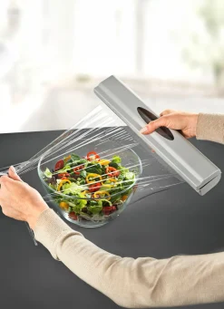 New BADER Folienspender mit Federmechanismus GRAU