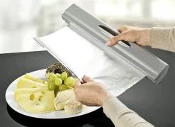 New BADER Folienspender mit Federmechanismus GRAU