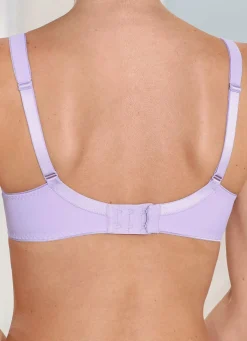 Clearance FORMAT Bügel-BH mit elastischer Spitze FLIEDER