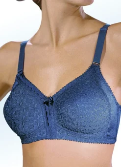 Sale FORMAT BH mit unterlegten Spitzencups MARINE