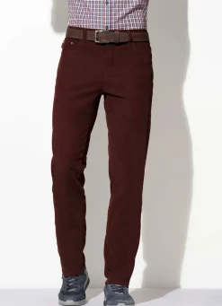 FRANCESCO BOTTI ""-Cordhose in 4 Farben BORDEAUX