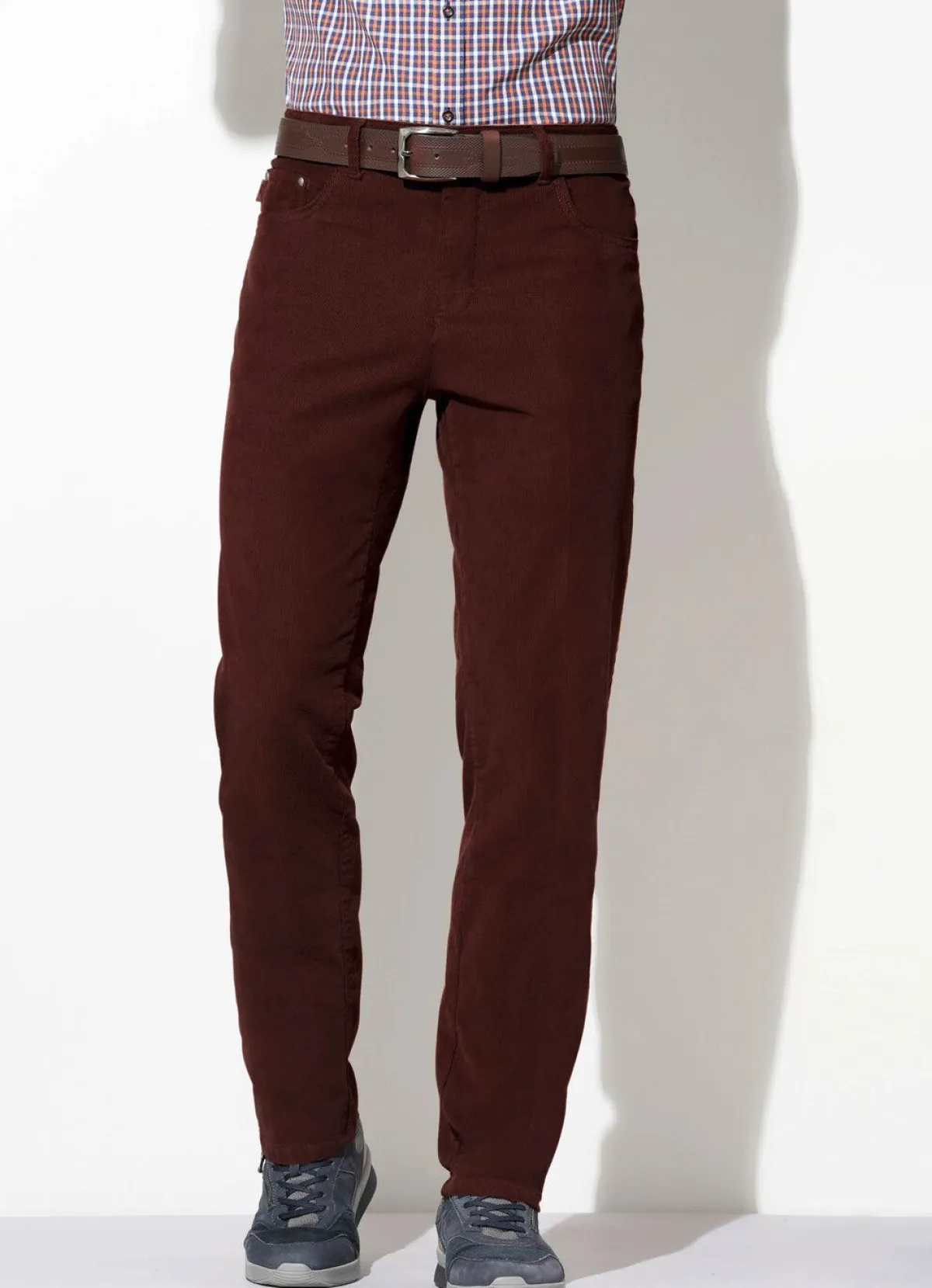 FRANCESCO BOTTI ""-Cordhose in 4 Farben BORDEAUX