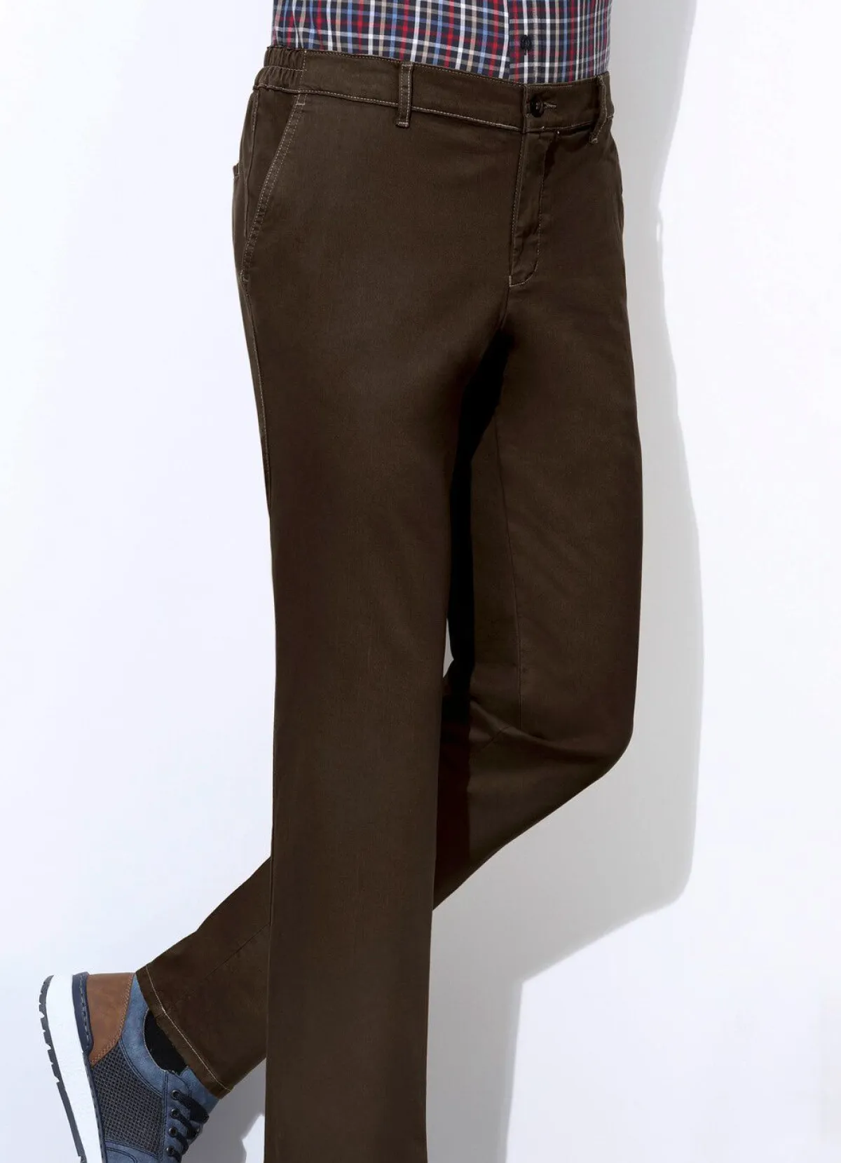 Best FRANCESCO BOTTI ""-Hose in 3 Farben DUNKELBRAUN