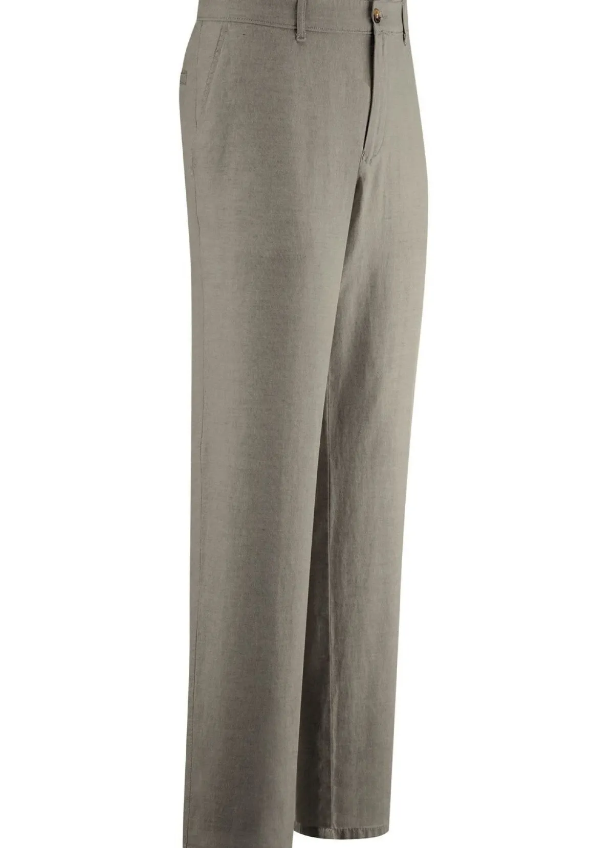 New FRANCESCO BOTTI ""-Hose mit Leinen in 3 Farben KHAKI