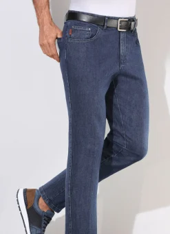 Hot FRANCESCO BOTTI ""-Jeans mit Dehnbund in 3 Farben DUNKELJEANS