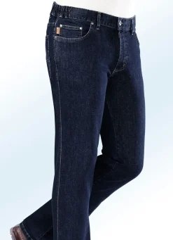 Sale FRANCESCO BOTTI ""-Jeans mit Dehnbundeinsätzen in 3 Farben DUNKELJEANS