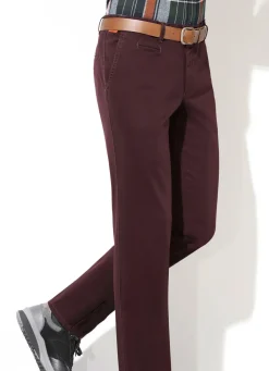 New FRANCESCO BOTTI ""-Hose in 4 Farben BORDEAUX