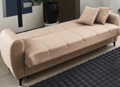 Clearance BADER Frei im Raum aufstellbare Polstermöbel mit Bettfunktion BEIGE