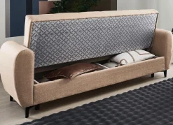 Clearance BADER Frei im Raum aufstellbare Polstermöbel mit Bettfunktion BEIGE