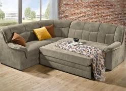 Clearance BADER Frei im Raum aufstellbare Polsterecke mit Bettfunktion BEIGE