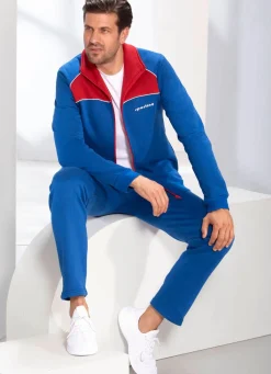 BADER Freizeitanzug mit Dehnbund ROYALBLAU-ROT
