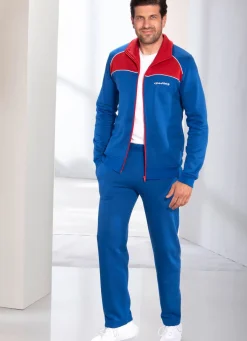 BADER Freizeitanzug mit Dehnbund ROYALBLAU-ROT