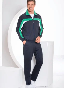 Clearance ATHLET SPORT Freizeitanzug von „Athlet“ MARINE-GRÜN