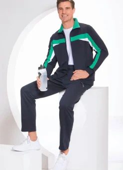 Clearance ATHLET SPORT Freizeitanzug von „Athlet“ MARINE-GRÜN