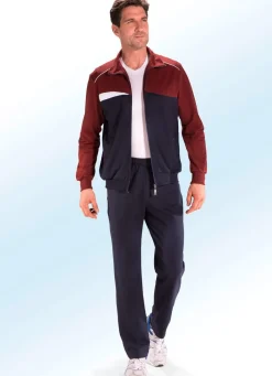 New ATHLET SPORT Freizeitanzug von "Athlet" MARINE-BORDEAUX