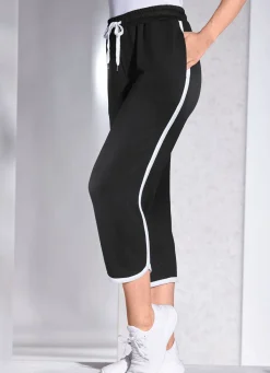 Online BADER 7/8-Freizeithose SCHWARZ-WEISS