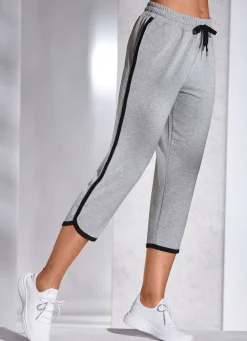 Hot BADER 7/8-Freizeithose SILBERGRAU MELIERT