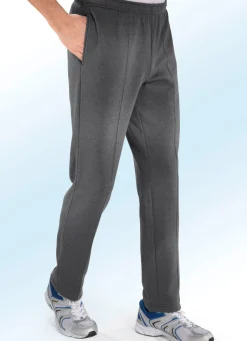 BADER Freizeithose in 4 Farben DUNKELGRAU MELIERT