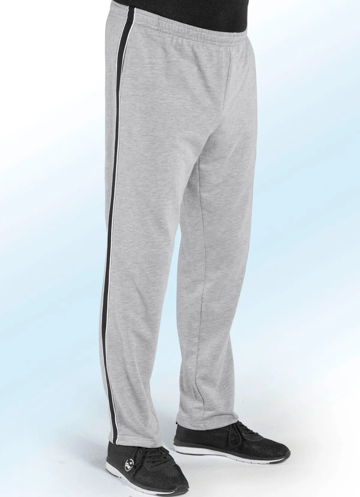 Discount BADER Freizeithose in 3 Farben GRAU MELIERT