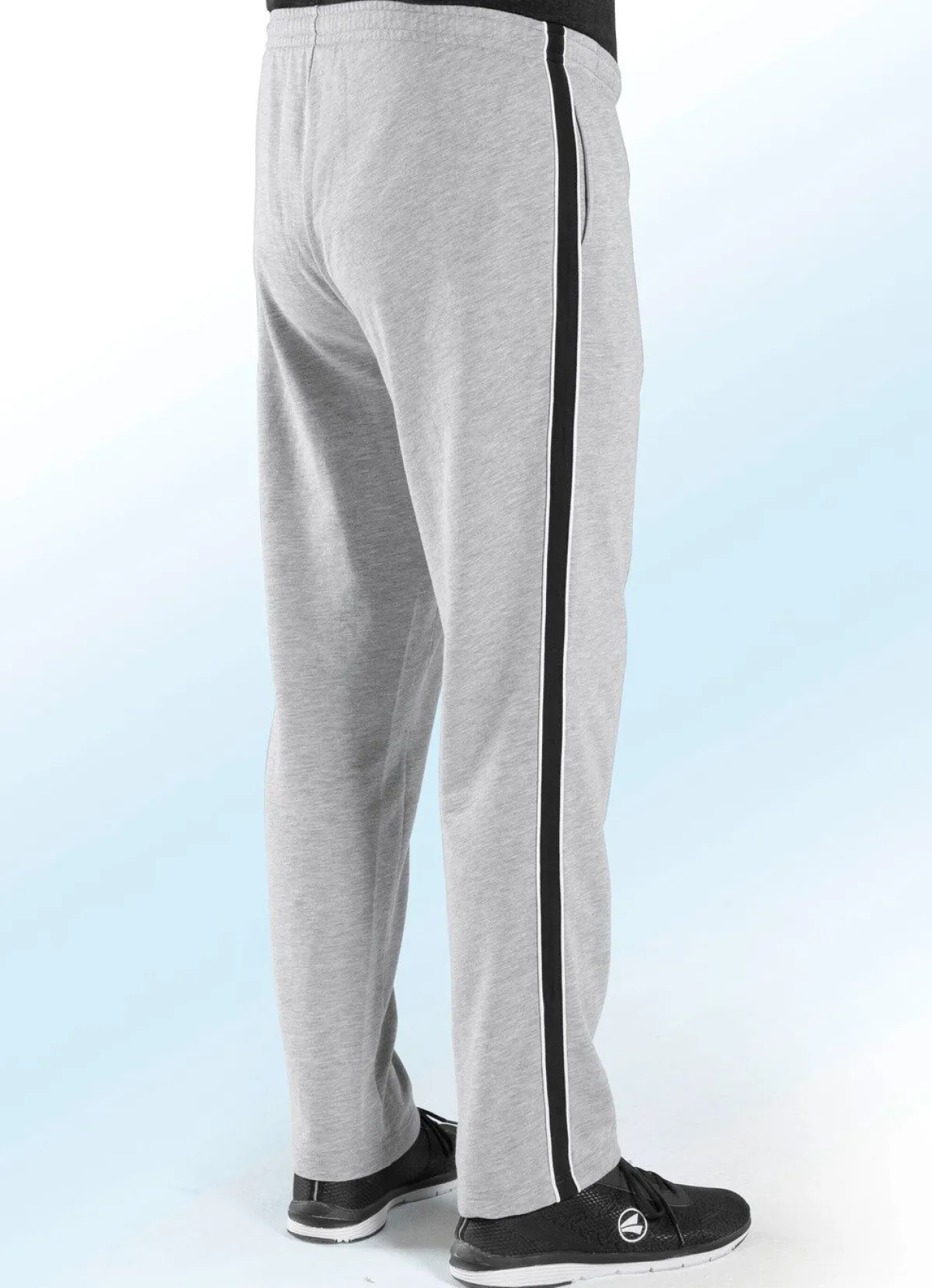 Discount BADER Freizeithose in 3 Farben GRAU MELIERT