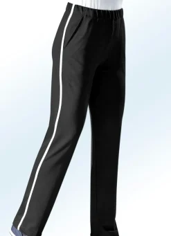 Discount BADER Freizeithose mit Dehnbund SCHWARZ
