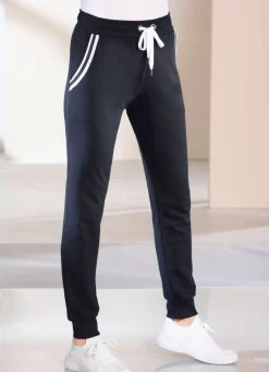BADER Freizeithose mit Dehnbund MARINE