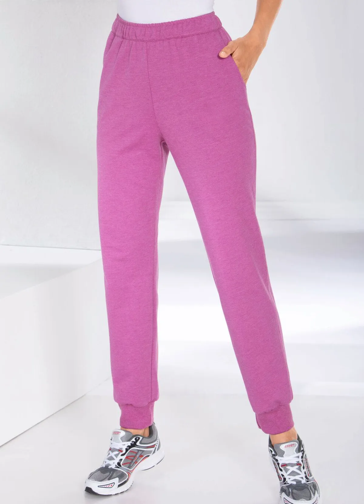 Online ATHLET SPORT Freizeithose von „Athlet“ in 4 Farben FUCHSIA MELIERT