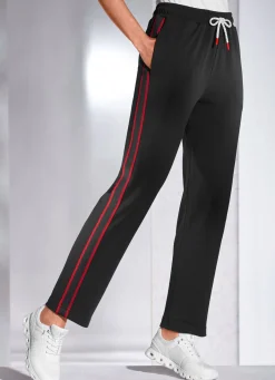New PLANTIER Freizeithose von „“ SCHWARZ-ROT