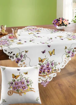New BADER Frühlingshafte Tisch- und Raumdekoration WEISS