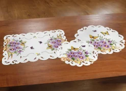 New BADER Frühlingshafte Tisch- und Raumdekoration WEISS