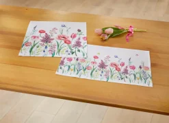 Outlet BADER Frühlingshafte Tisch- und Raumdekoration WEISS-BUNT