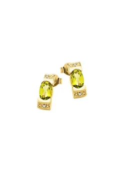 Hot BADER Frische trifft Eleganz – Ohrstecker mit Peridot und Diamanten