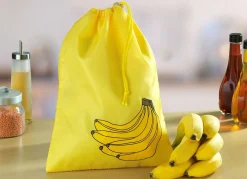 Hot BADER Frischhaltebeutel mit Zugband und Stopper GELB