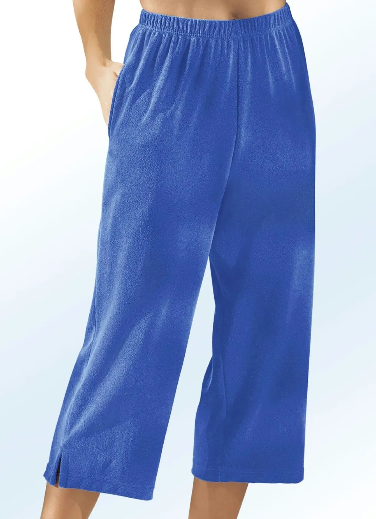 Discount BADER Frottier-Hose in Capriform AZURBLAU