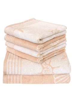 DYCKHOFF Frottier-Serie von aus 100% Baumwolle SAND
