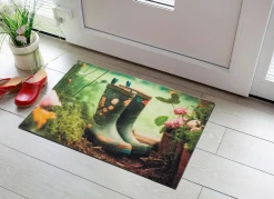 Online BADER Fußmatte Gummistiefel mit rutschhemmender Rückseite BUNT
