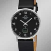 MASTER TIME Funk-Damenuhr mit Lederband