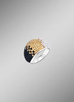 Clearance BADER Funkelnder Damenring mit Swarovski-Elements